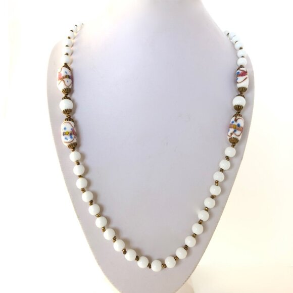 Vintage Miriam Haskell Wedding Beads Necklace - Picture 1 of 5